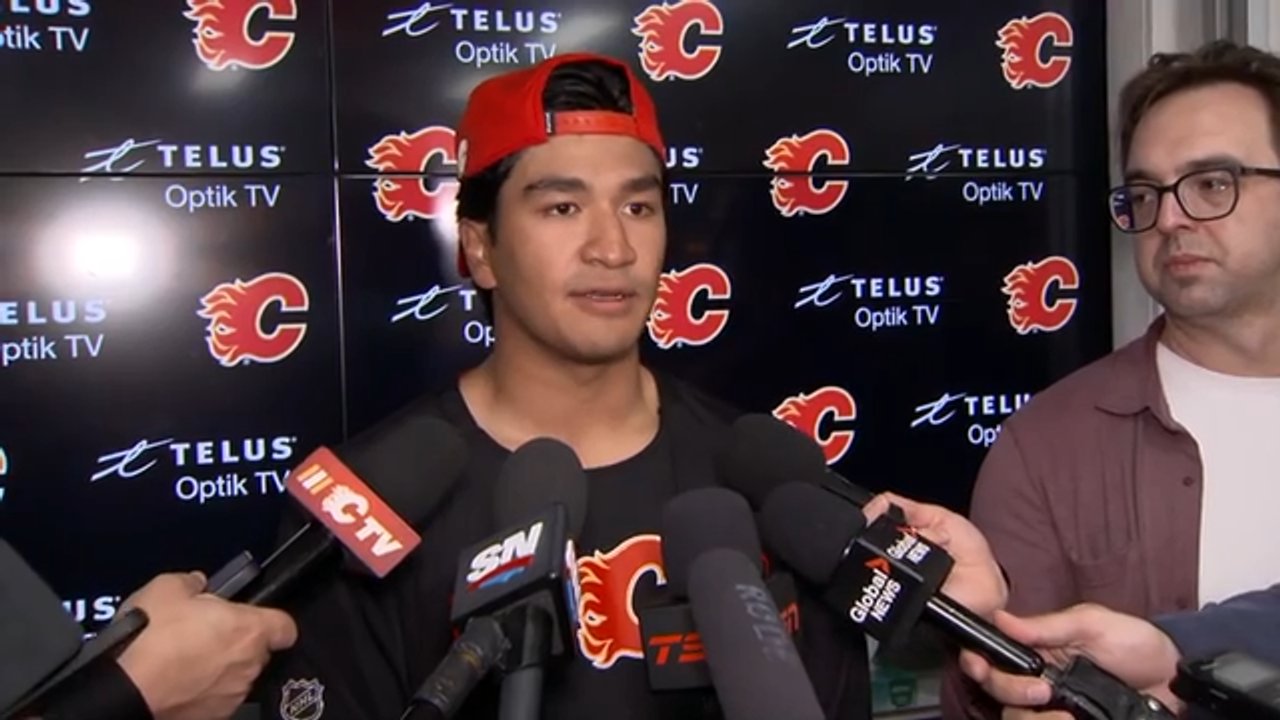 Flames’ Parekh taking aim at becoming an elite power-play quarterback