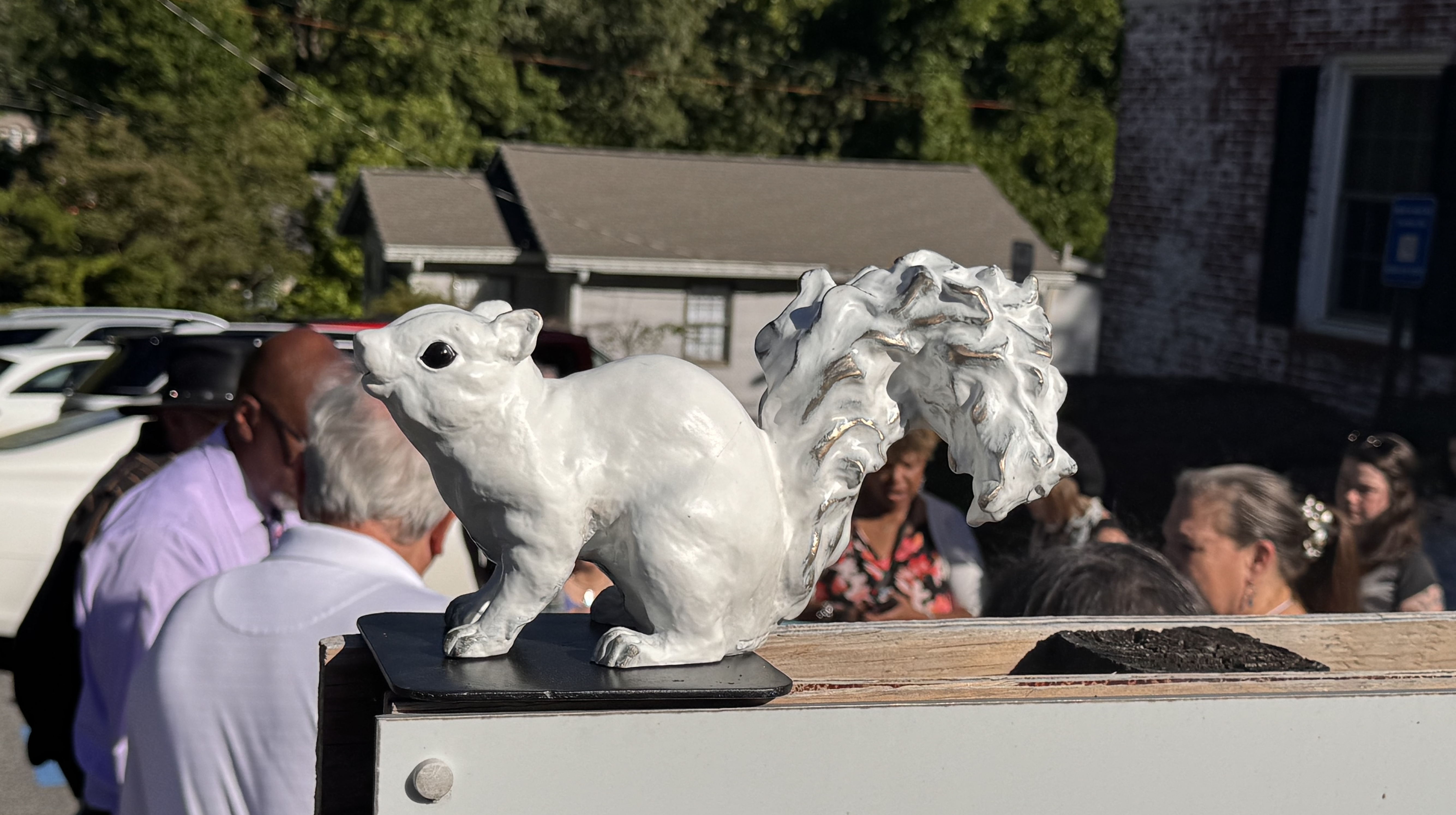 Norcross commission asks for help naming White Squirrel statues