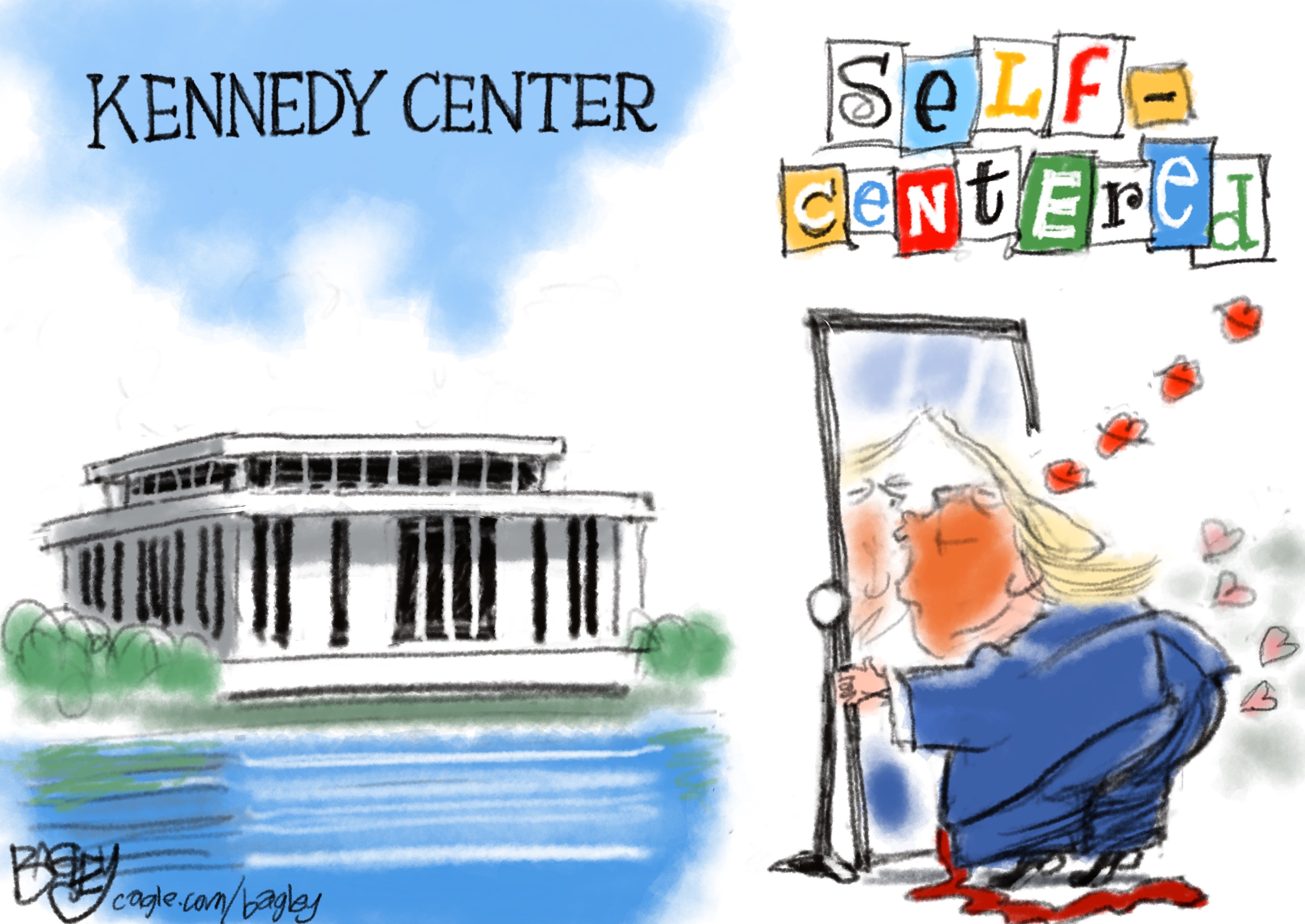 Bagley Cartoon: Love Story