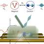 A new bridge for quantum networks: Physicists convert microwaves to light using 2D magnets