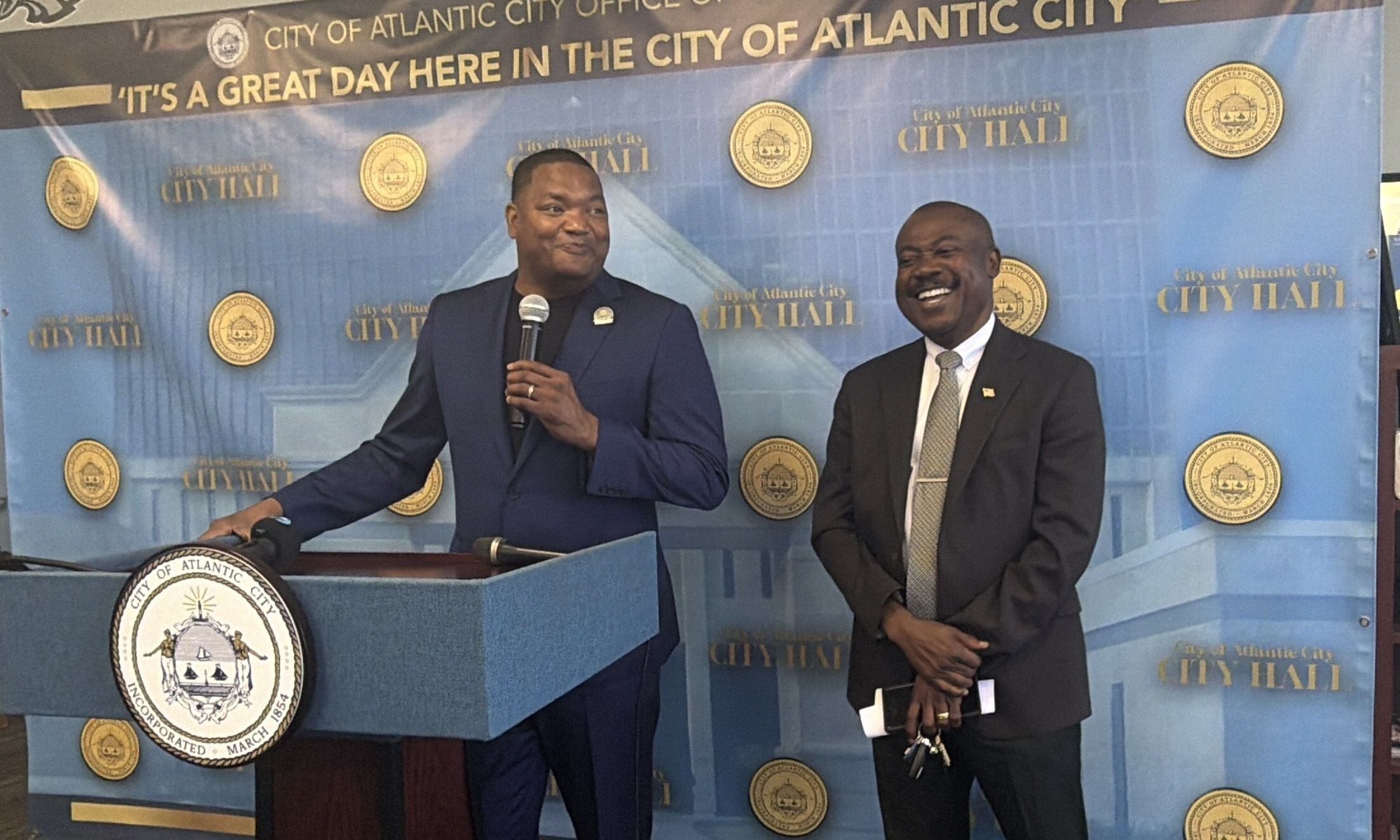 Atlantic City Mayor Marty Small Sr. made a ‘massive’ announcement about street paving