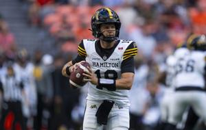 Harrison Frost gets the start for Hamilton Tiger-Cats versus Montreal Alouettes