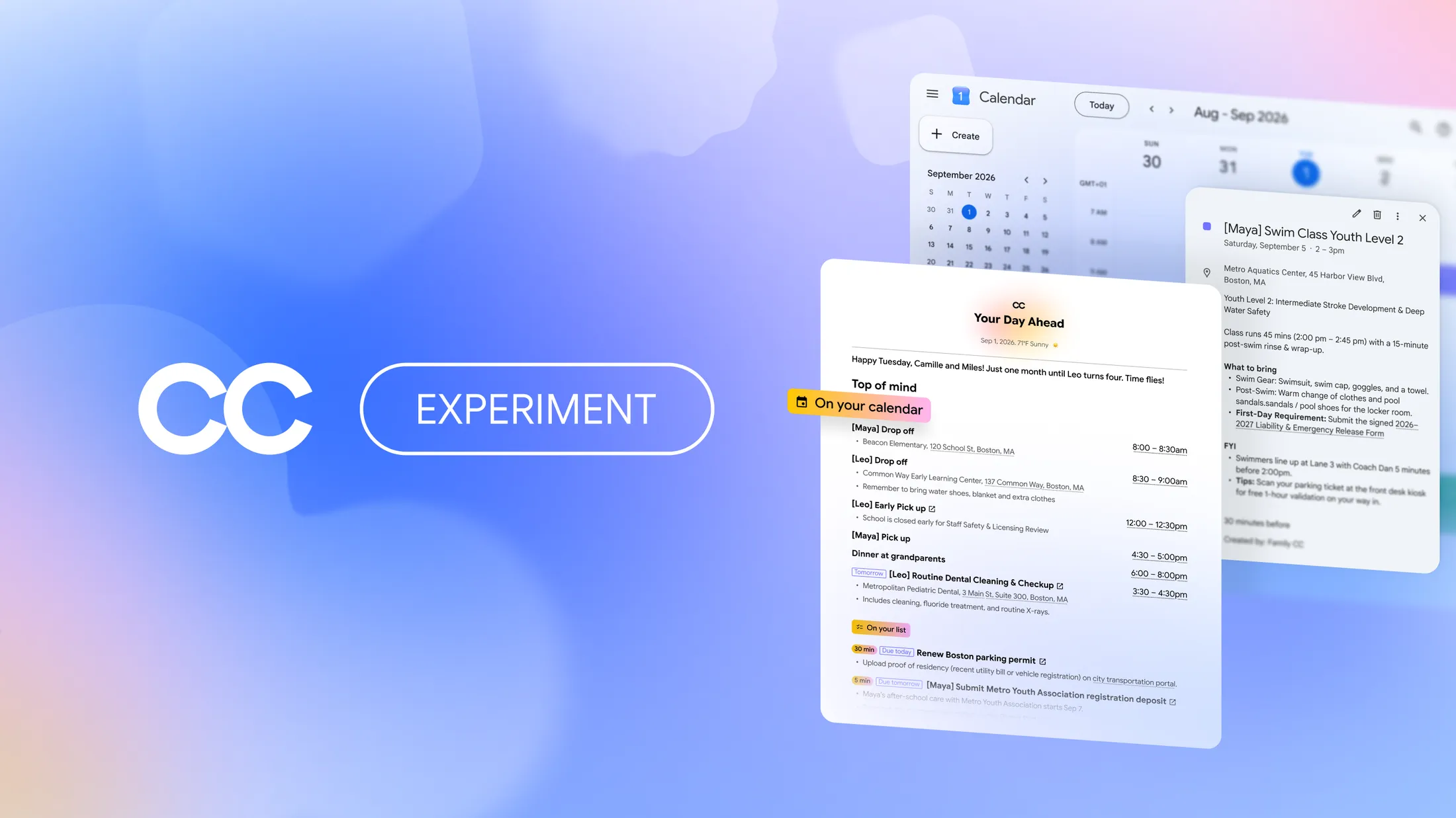 Google expands CC into a shared AI agent for up to six family members