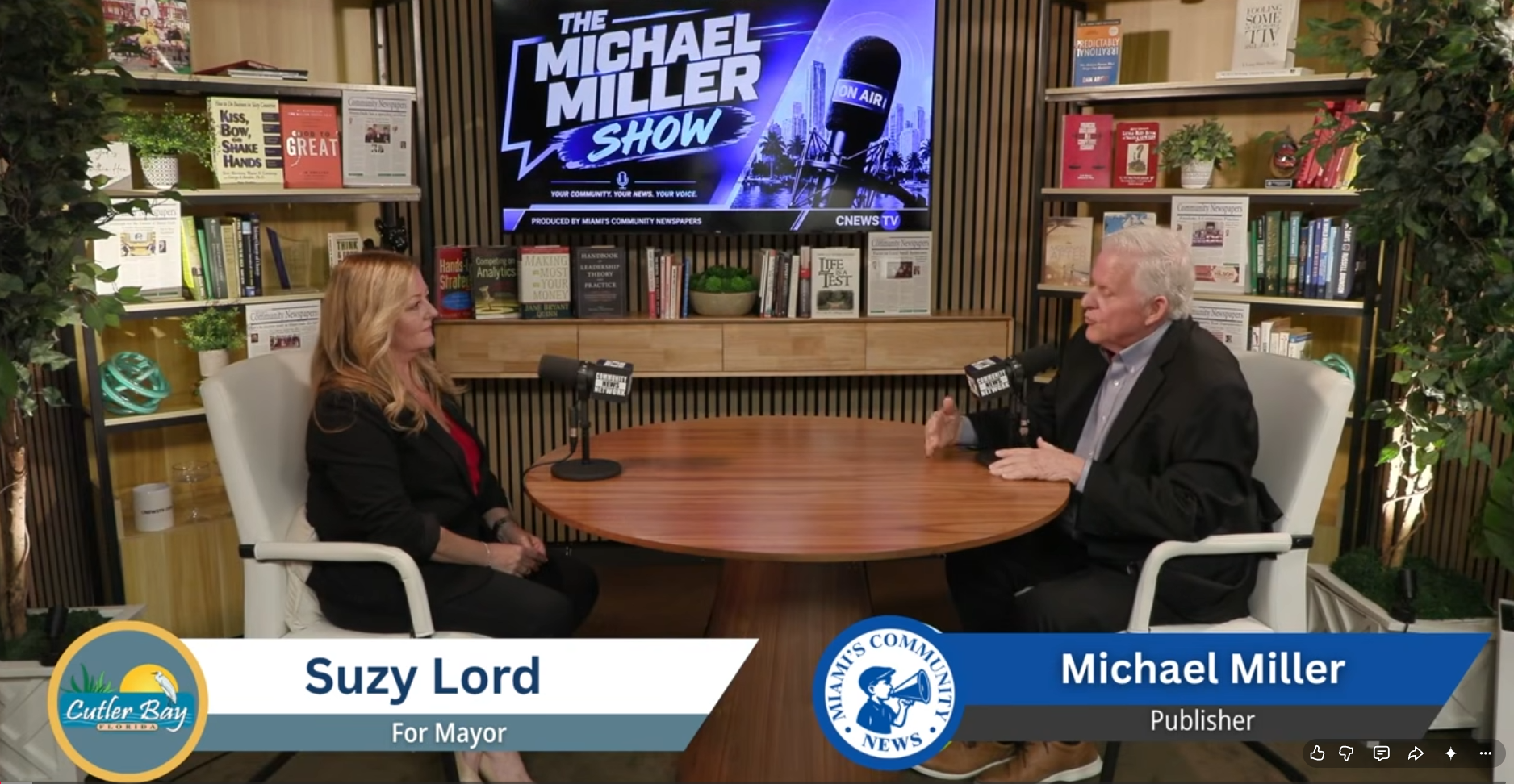 Michael Miller Show: Suzy Lord on Running for Mayor of Cutler Bay