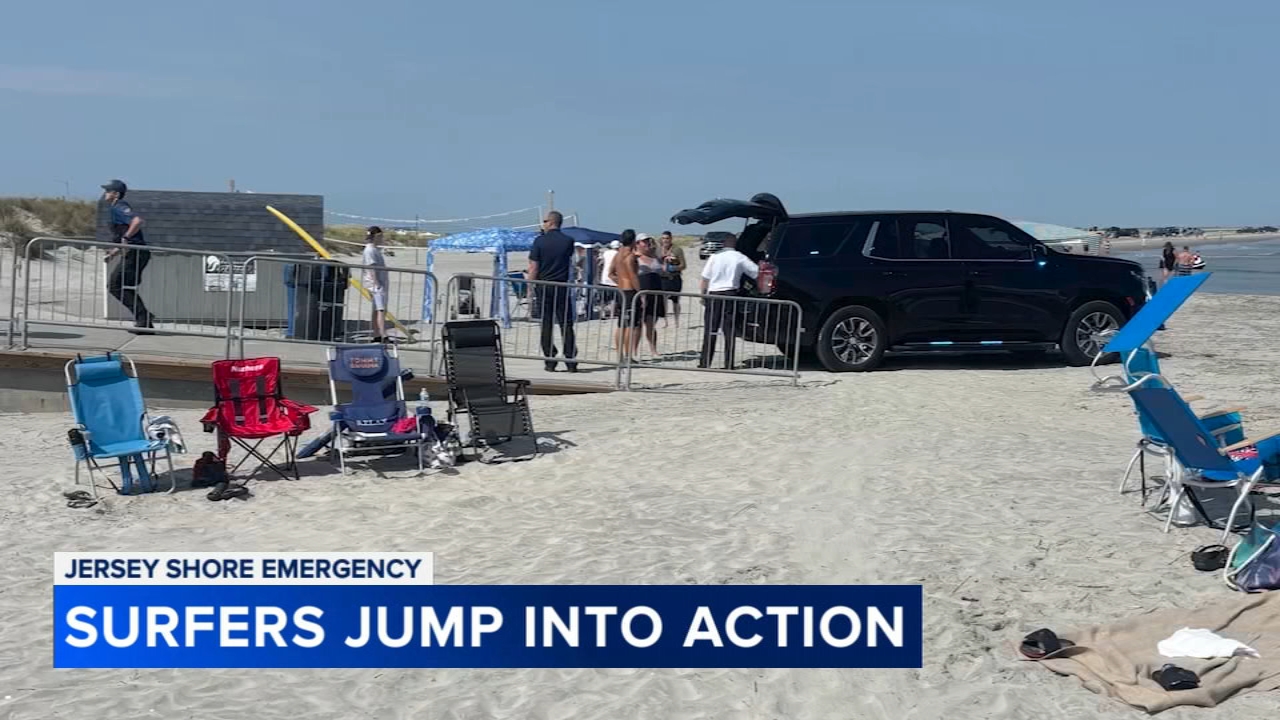 Surfers help pull person from water in North Wildwood, NJ: Witnesses