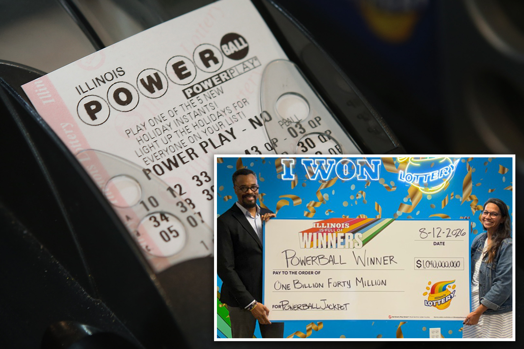 Mystery Illinois Powerball player claims historic $1.04B jackpot off $2 ticket