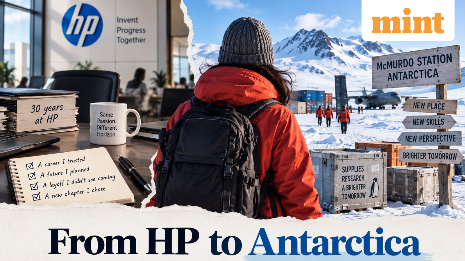 Laid off at 59 after 3 decades at HP, she found a new career in Antarctica: Her story