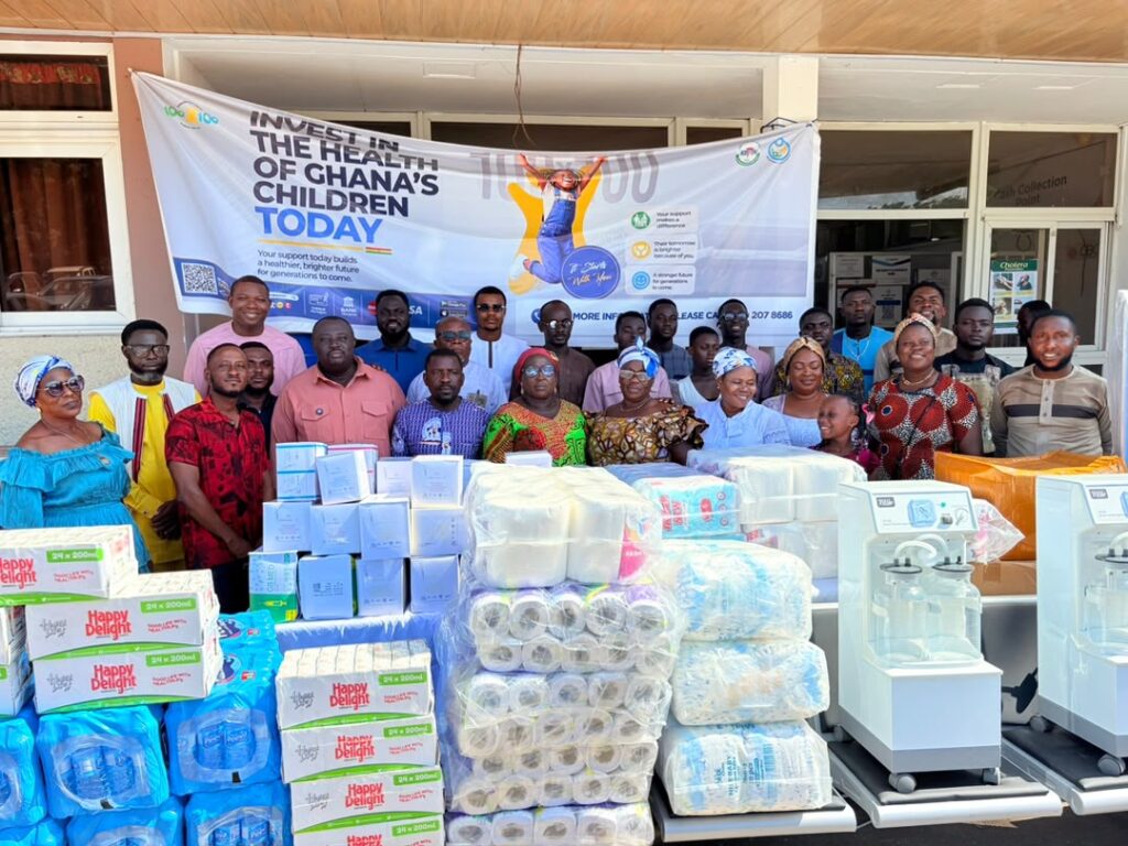 Grace Temple donates medical equipment and supplies to Korle Bu Children’s Hospital