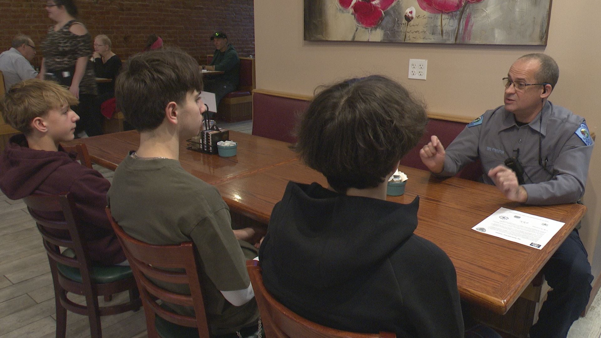 The school resource officer that uses his ‘dad skills’ to help students