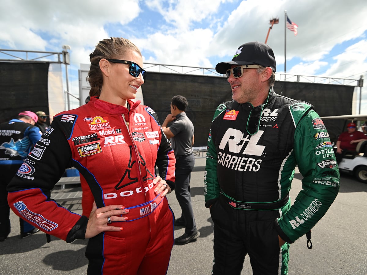 Leah Pruett is stepping away from NHRA to focus on having a second child with Tony Stewart