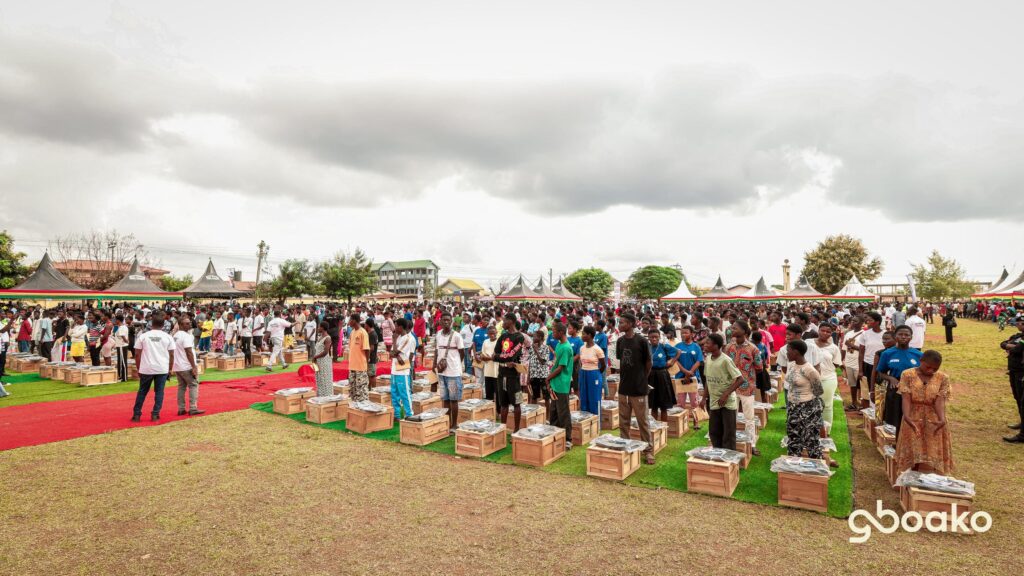 Gideon Boako supports 2,200 Tano North BECE graduates with SHS essentials