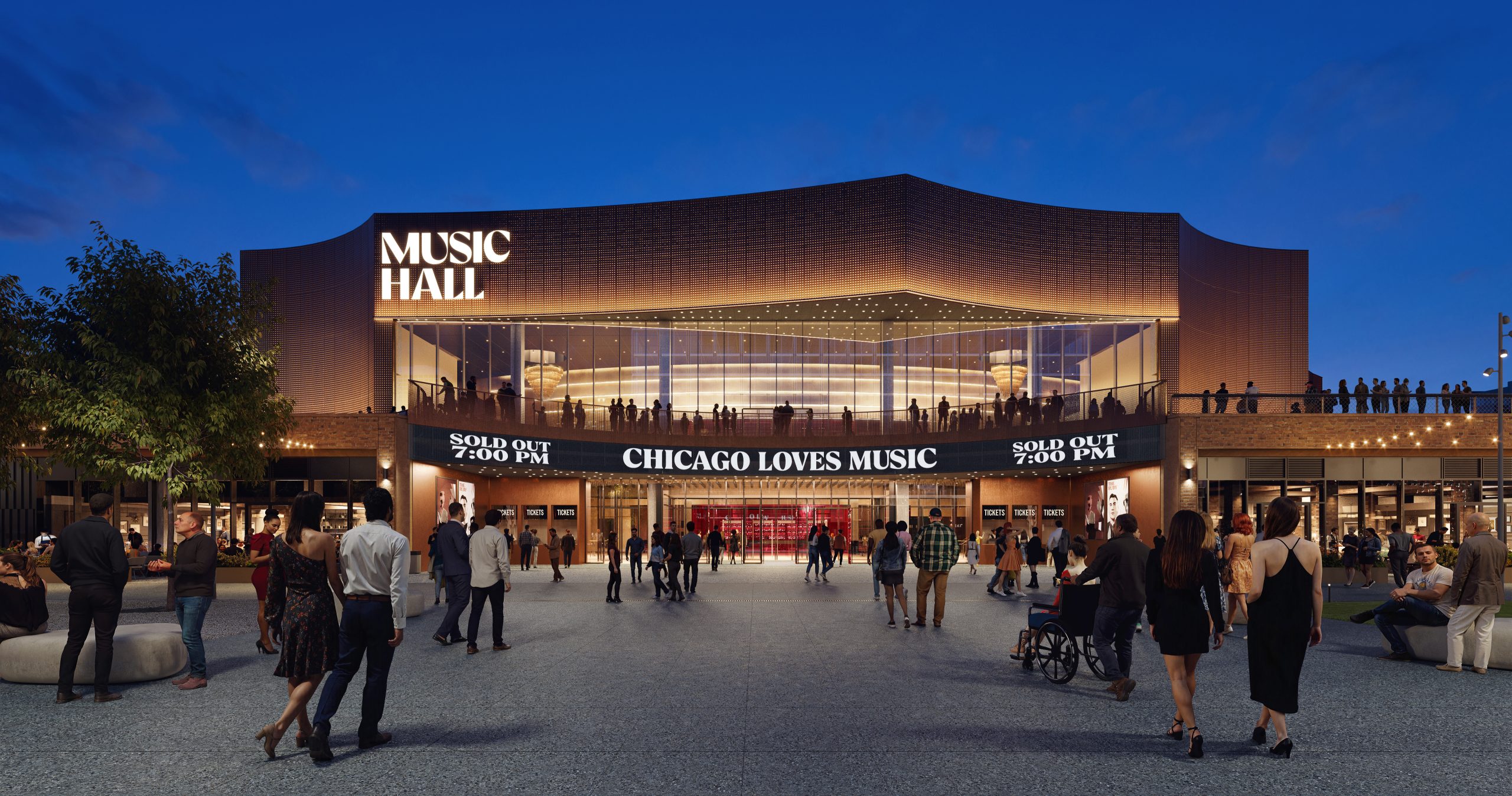 PHOTOS: First look inside new Music Hall coming to United Center campus