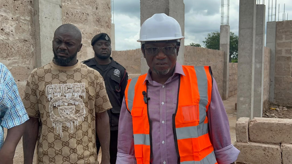 Bono East Minister rejects Kajaji SHS dining hall project over shoddy work