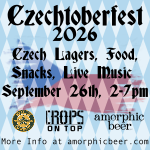 Sponsored: Amorphic Beer Czechtoberfest 2025 Sep 26th 2-7pm!