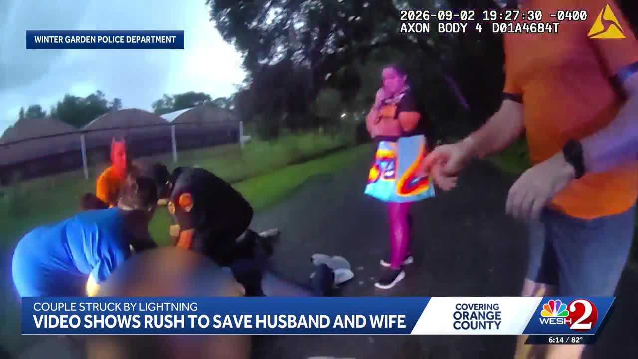 Florida couple takes questions after surviving lightning strike
