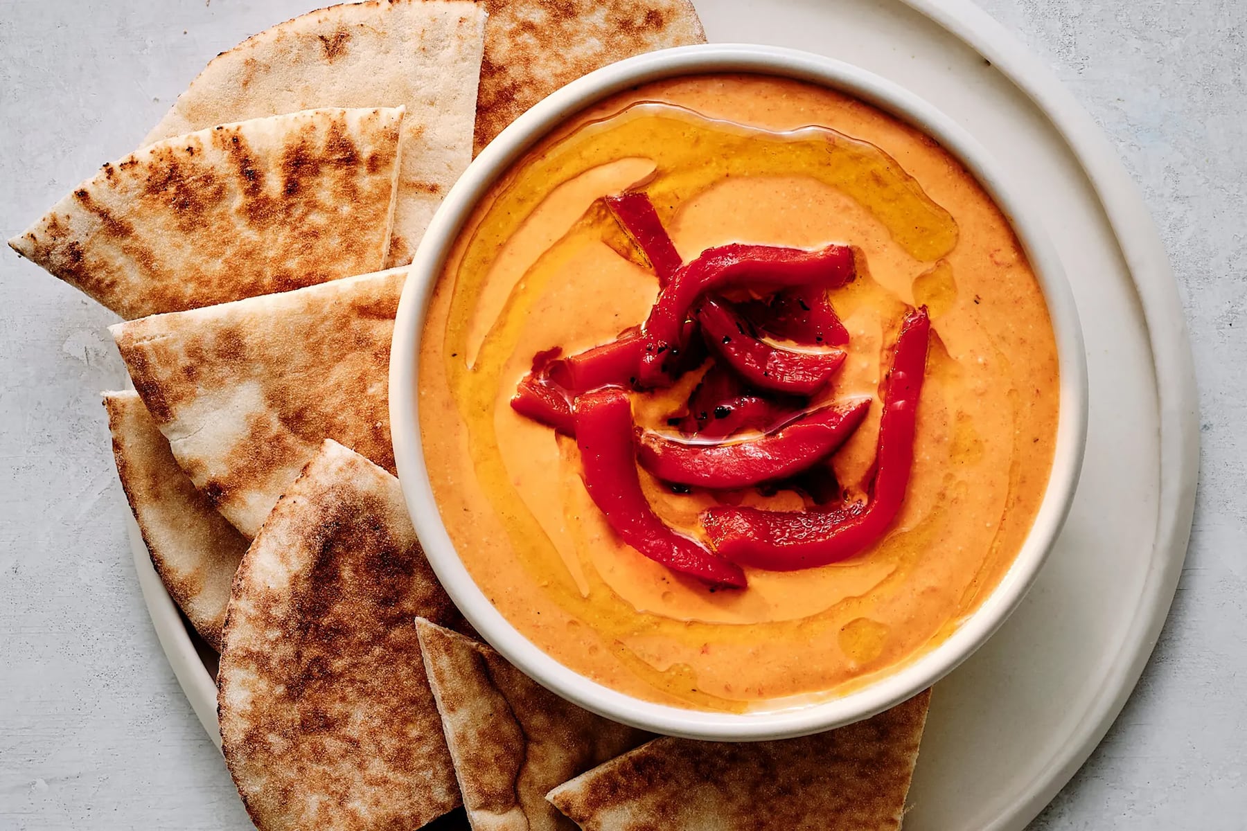 Tirokafteri (spicy whipped feta and peppers)