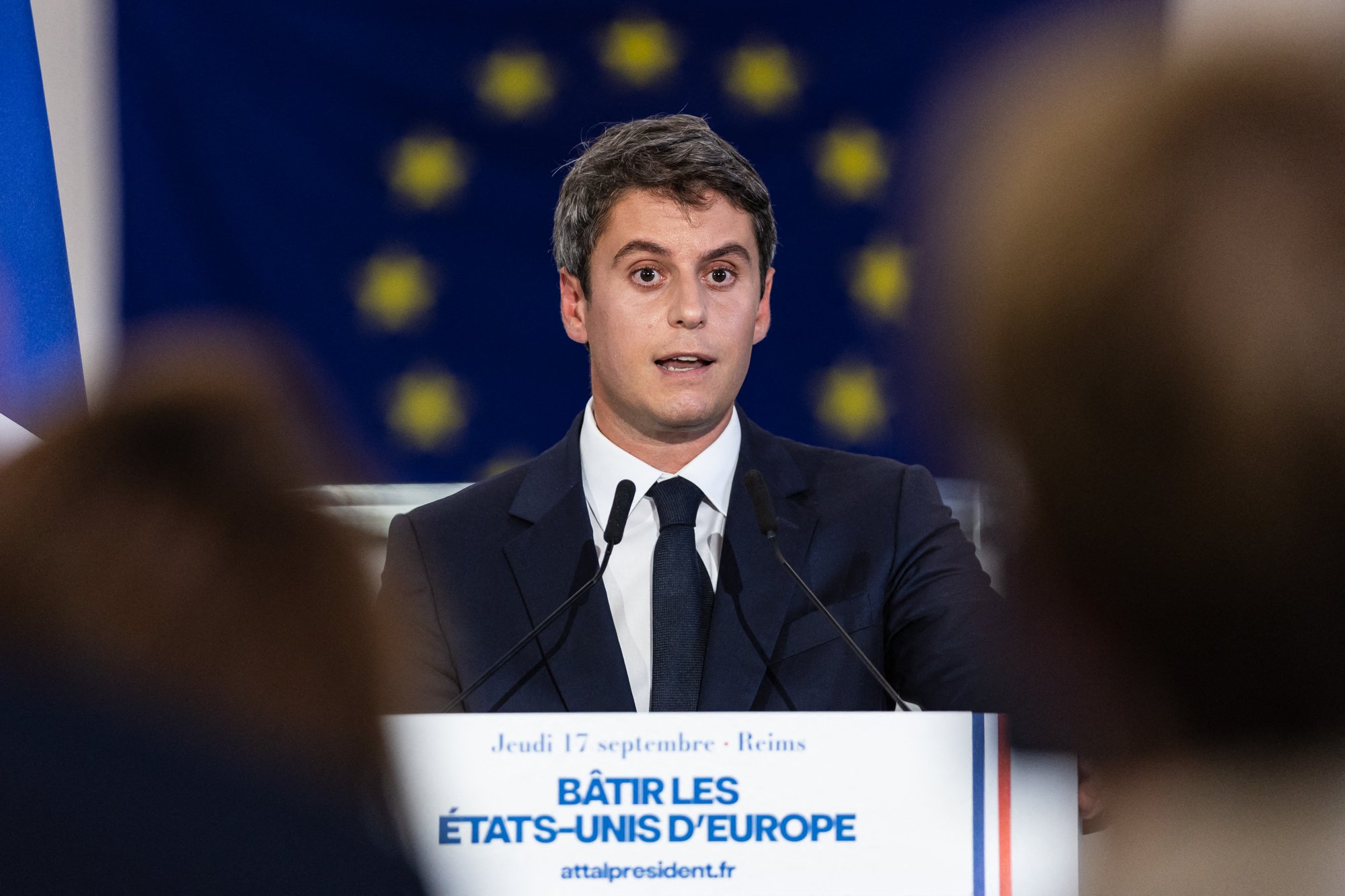 UK invited to join 'United States of Europe' by Emmanuel Macron's likely successor