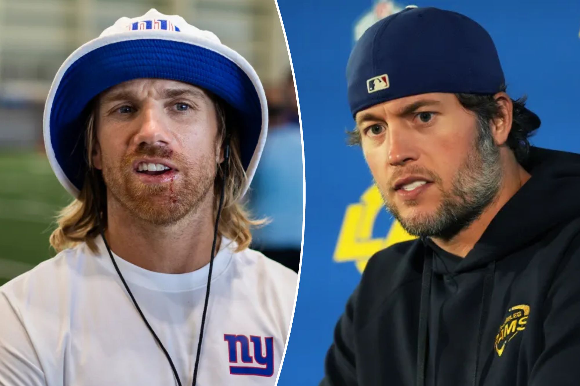 Giants assistant Chad Hall gets unique Matthew Stafford reunion in Los Angeles