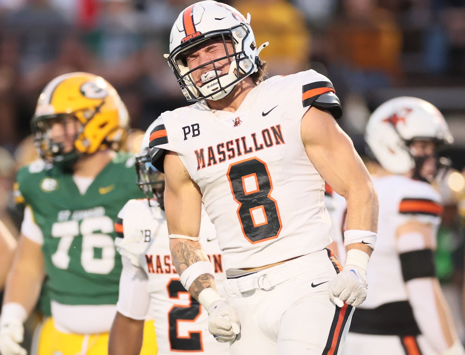 Massillon sophomore Gary Yeager goes off for 226 yards — and the Tigers needed all of it vs. St. Edward