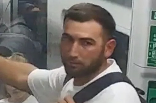 CCTV released as cops hunt for man who was seen performing sex act on train in front of passengers