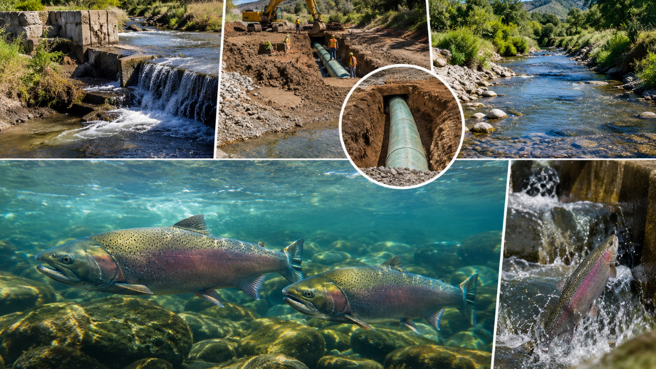 California removed creek barrier; salmon returned for first time since 1950s