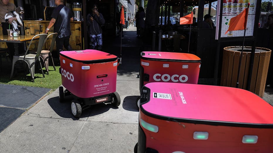 Delivery robots swarm Chicago sidewalk in viral video