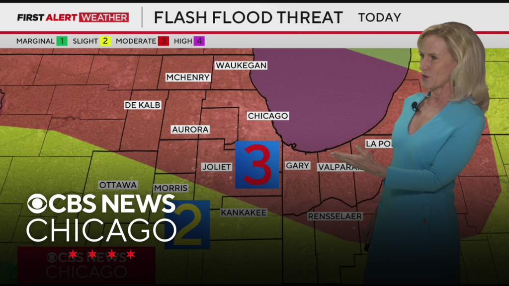 Flood threat in Chicago area on Saturday
