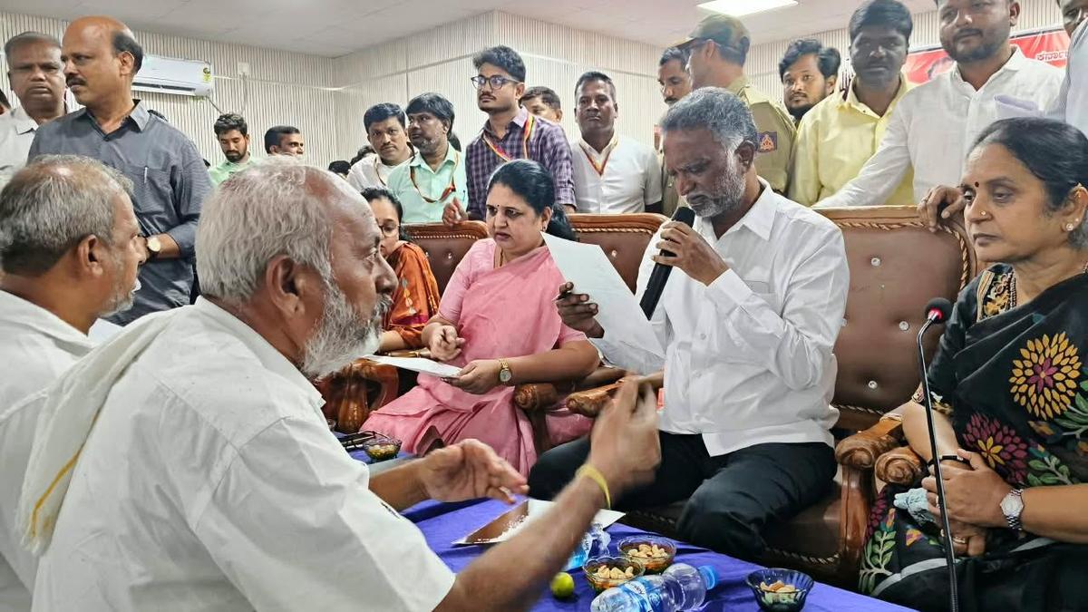 Praja Seva campaign: Minister directs officials to resolve grievances within 15 days