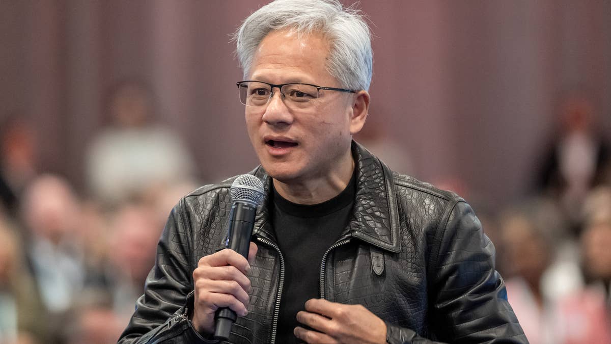 Huang just doubled his chip forecast and blocked a regulator