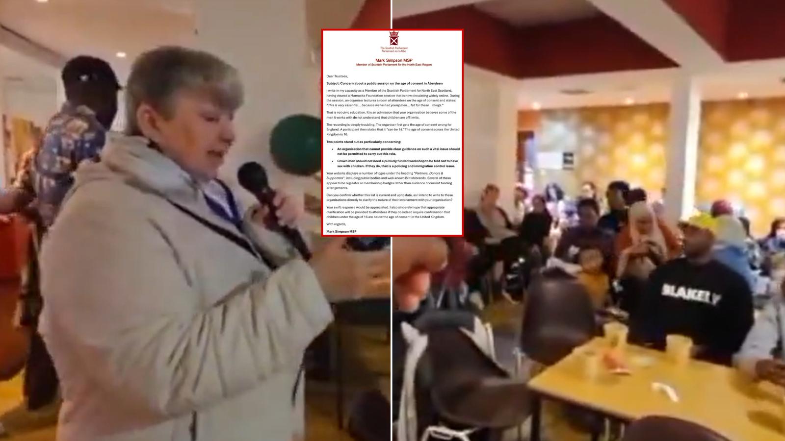 Asylum seeker charity put on blast after teaching men not to have sex with children in taxpayer-funded session