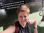 Now Nicola Sturgeon embraces London life as she relaxes on her friend's £150k houseboat... on the Grand UNION Canal!