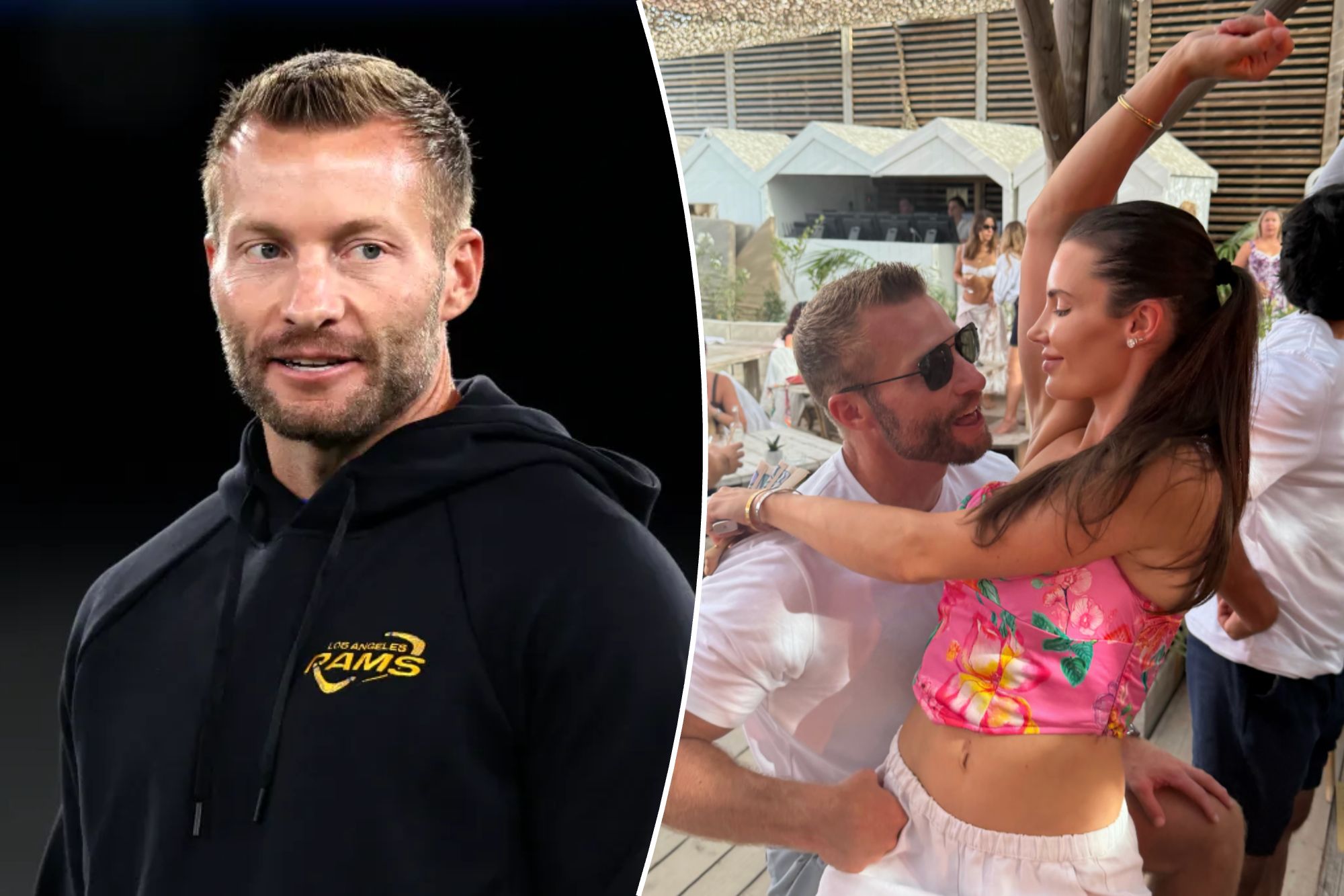 Sean McVay’s wife admits she misses offseason with boozy party photos before Rams game