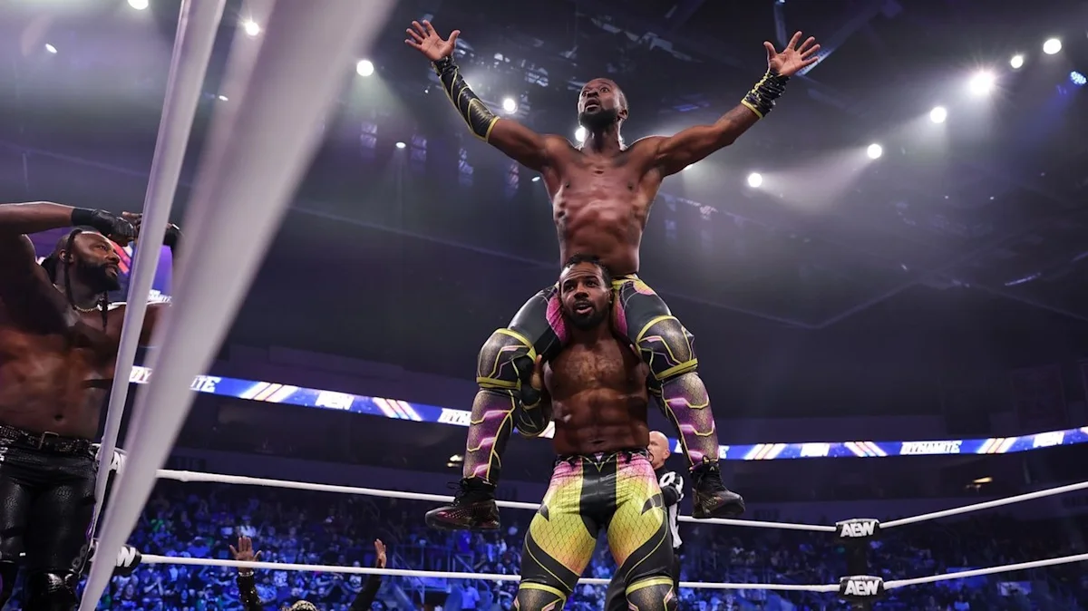 Kofi Puts A Smile On Kenny Jordan’s Face