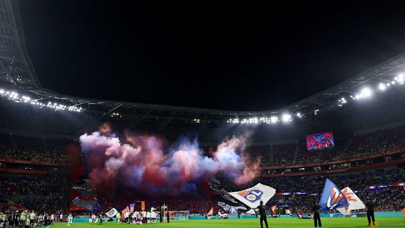 Ligue 1 clash briefly halted after Lyon fans unveil offensive banner