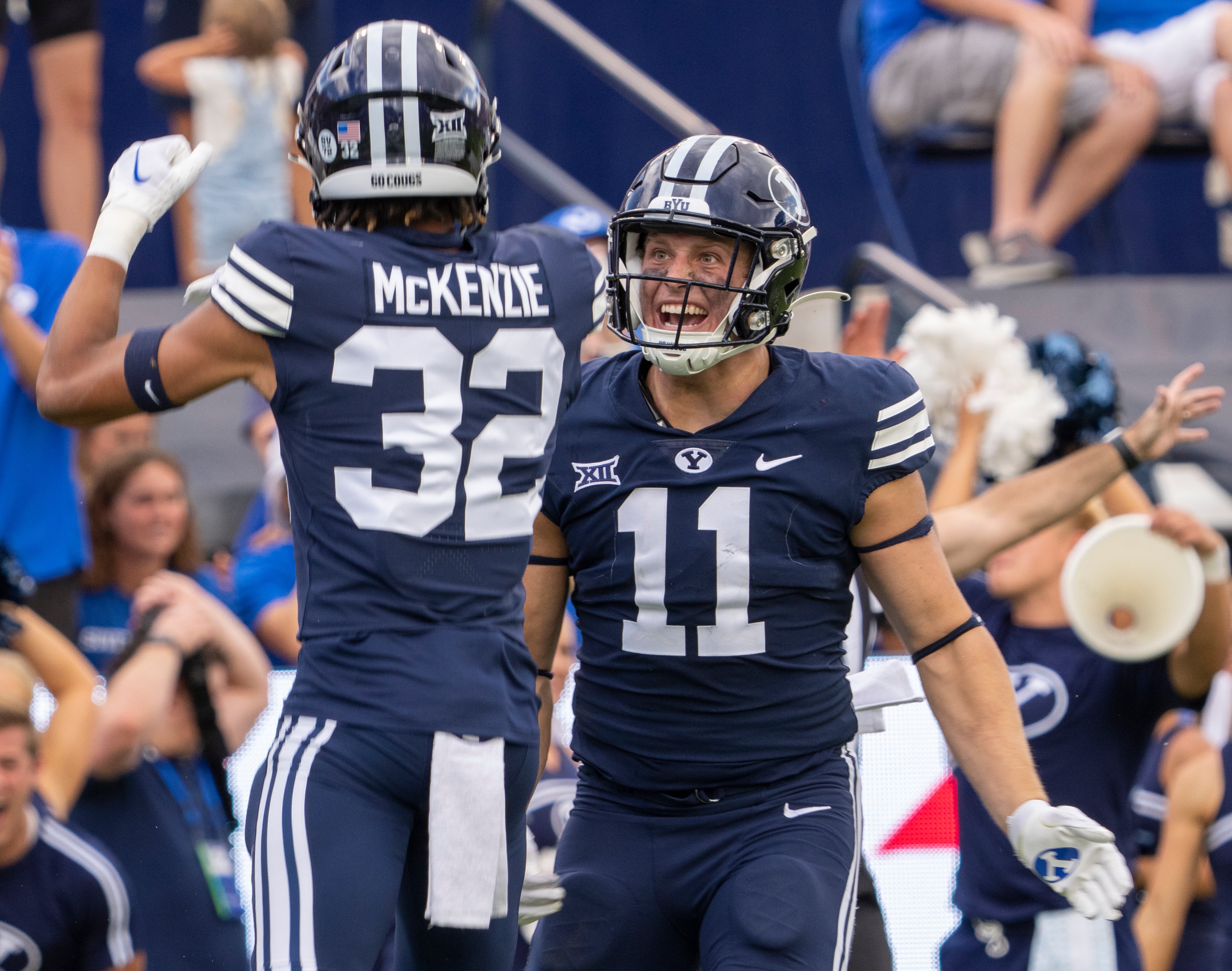Utah State’s Harrison Taggart taken off in ambulance after injury against Utah