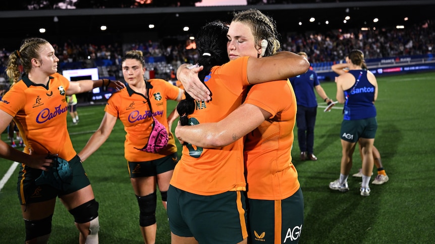 Wallaroos collapse against France as bus fire delays game