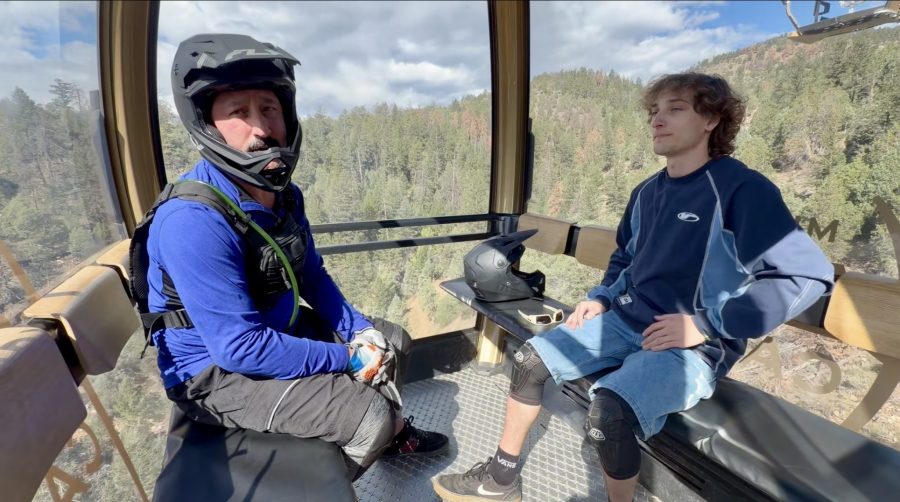 Mountain biking is all downhill for Denver firefighter and his son