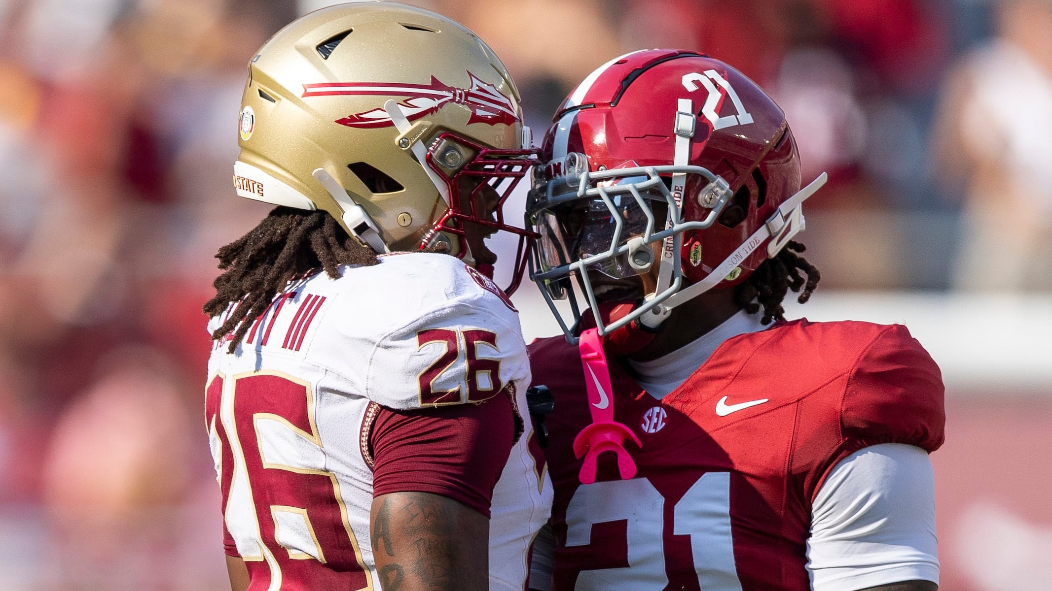 Alabama's DeBoer talks chaotic first half vs. FSU