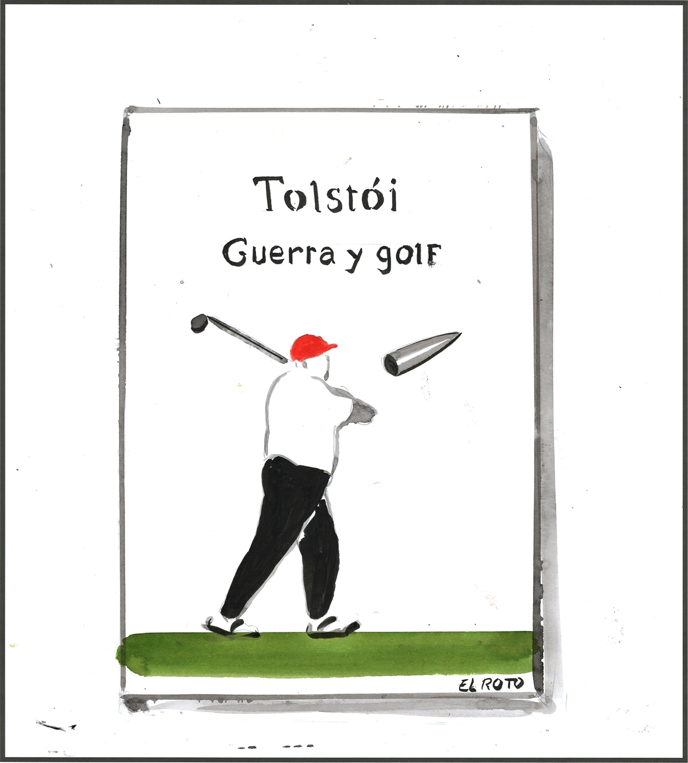El Roto: guerra y golf