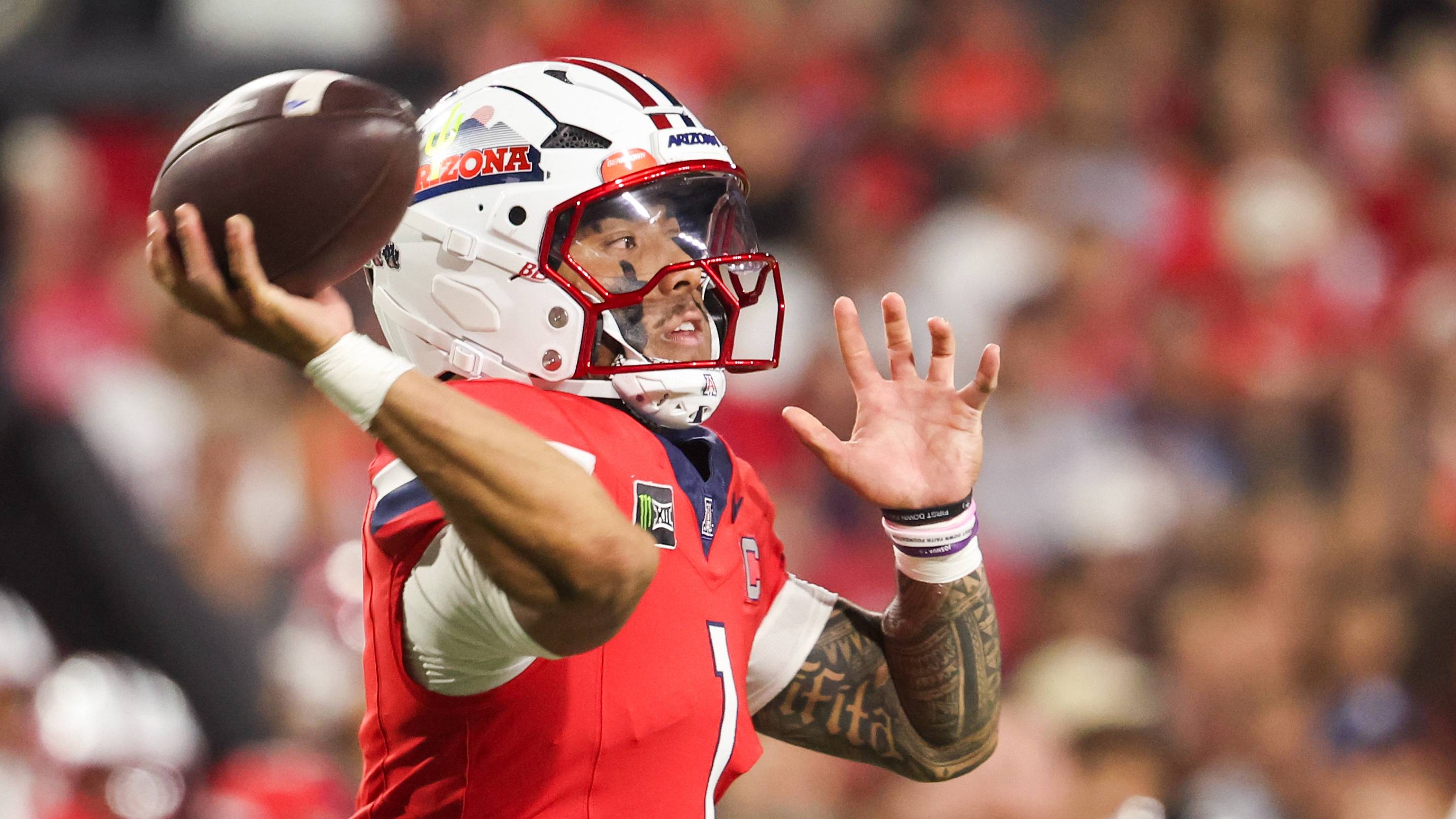 Noah Fifita is now Arizona's record holder in career passing yards