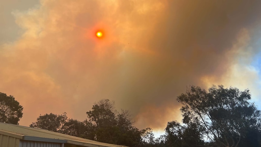 Watch and Act issued as bushfire burns in Victoria's Central Gippsland