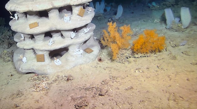 Irish scientists lay 3D-printed reefs in pioneering bid to restore deep-sea coral