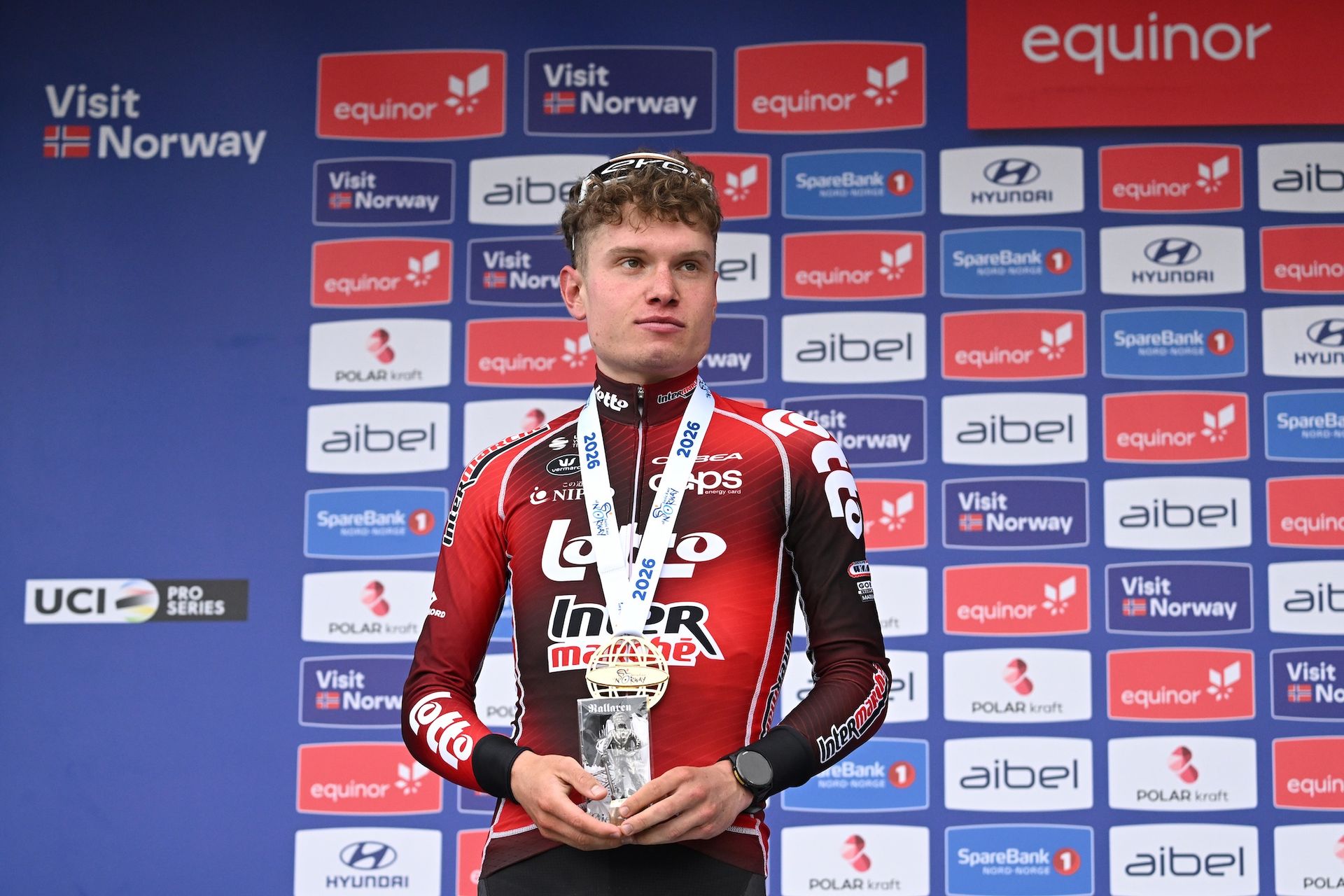 Tour of Slovakia: Lennert Van Eetvelt fends off rising star Henrique Bravo to clinch overall title with victory on final stage summit finish