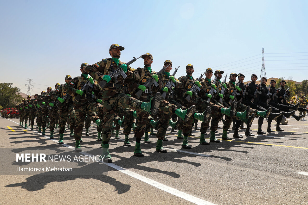 Graduation ceremony for Iran Army young forces