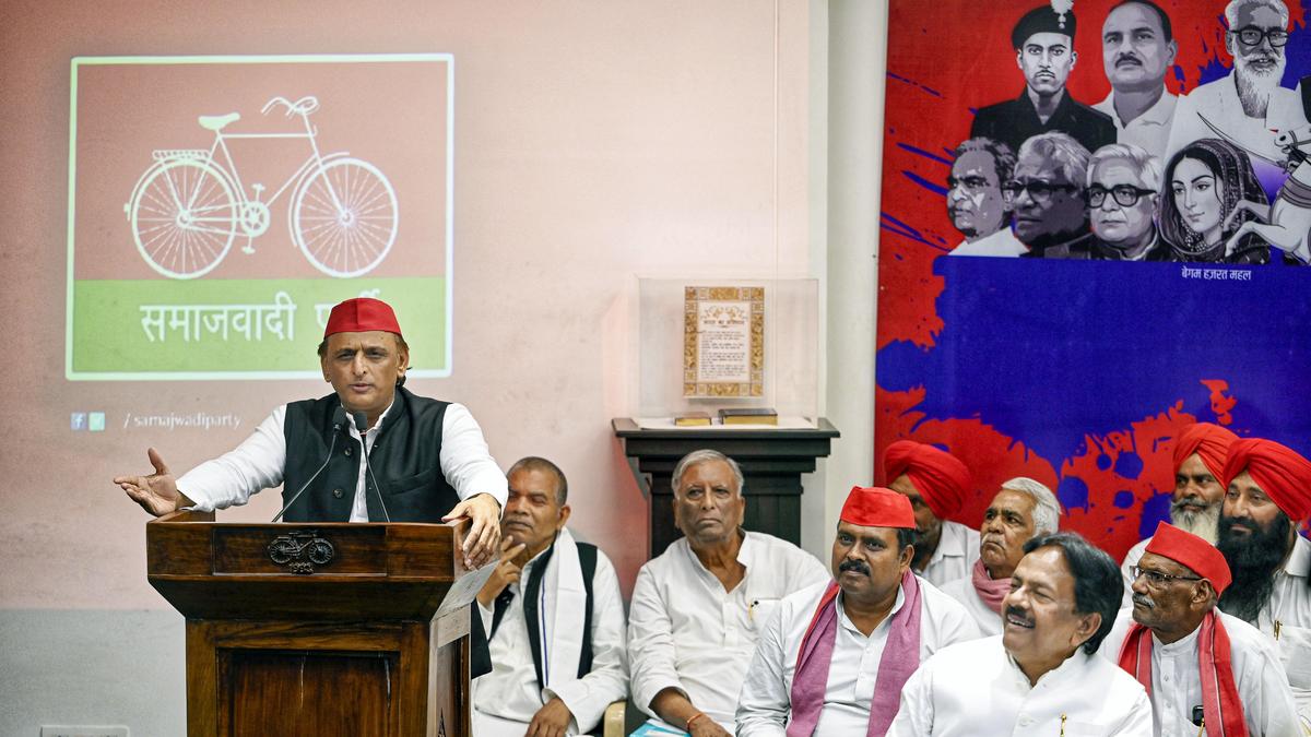 151 statues of Ambedkar were vandalised in U.P. under the BJP: Akhilesh Yadav