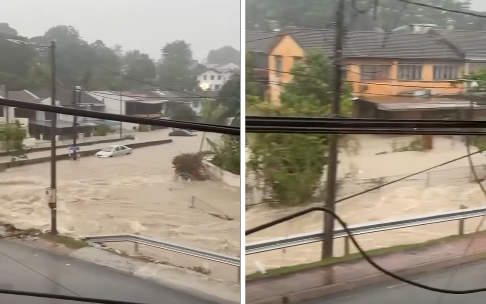3 rescued from stranded cars in KL flash floods