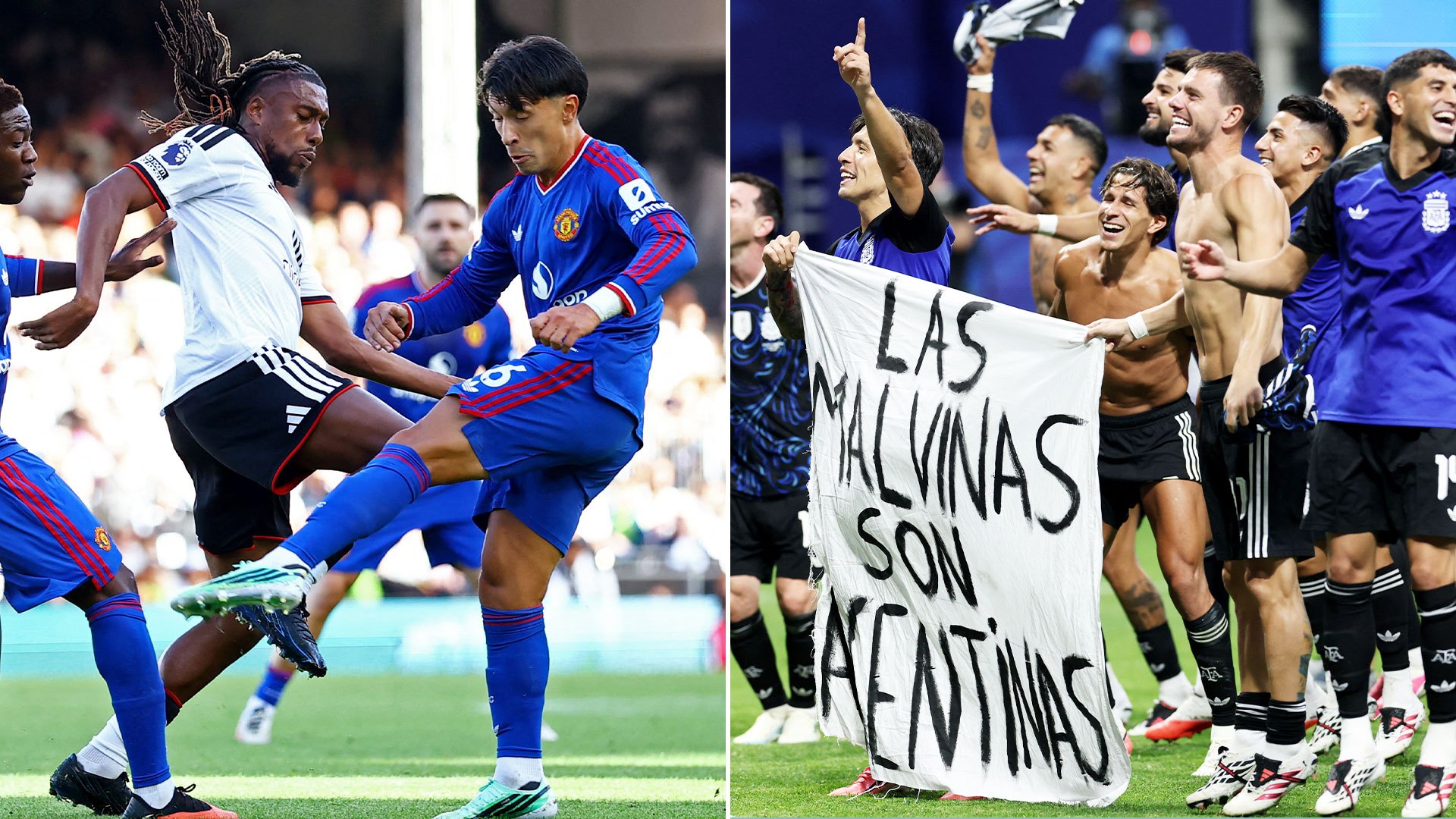Man Utd ace Lisandro Martinez booed by Fulham fans after holding Falklands flag in England World Cup clash