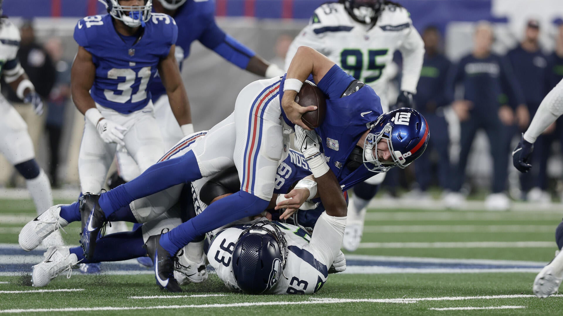 Daniel Jones has been abysmal in prime time. He has a chance to change that on SNF vs. Chiefs