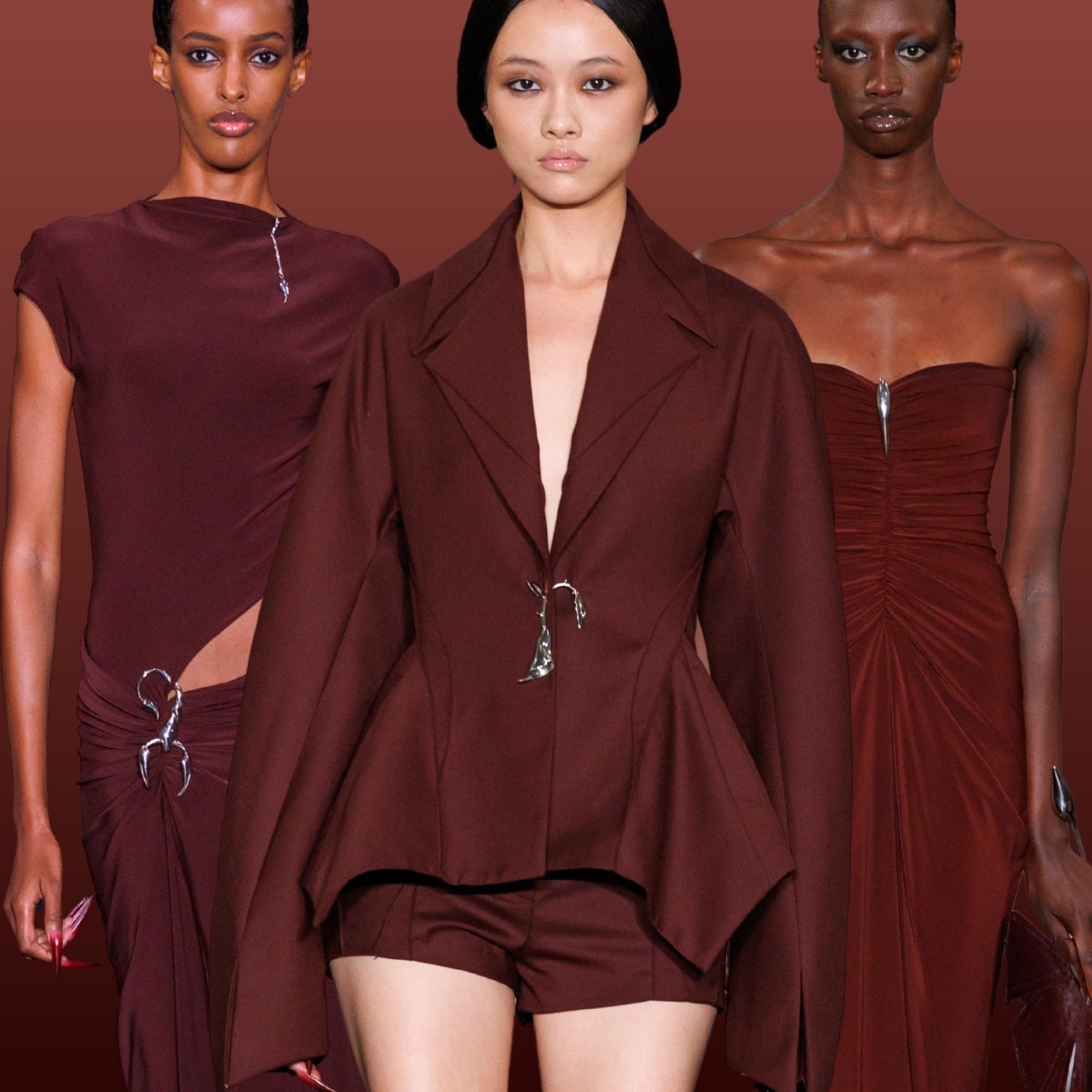 Burgundy is The Runway Trend We're Wearing All Season Long