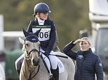 Mia takes the reins! Zara Tindall's 12-year-old daughter follows in her mother's equestrian footsteps at Blenheim Palace horse trials